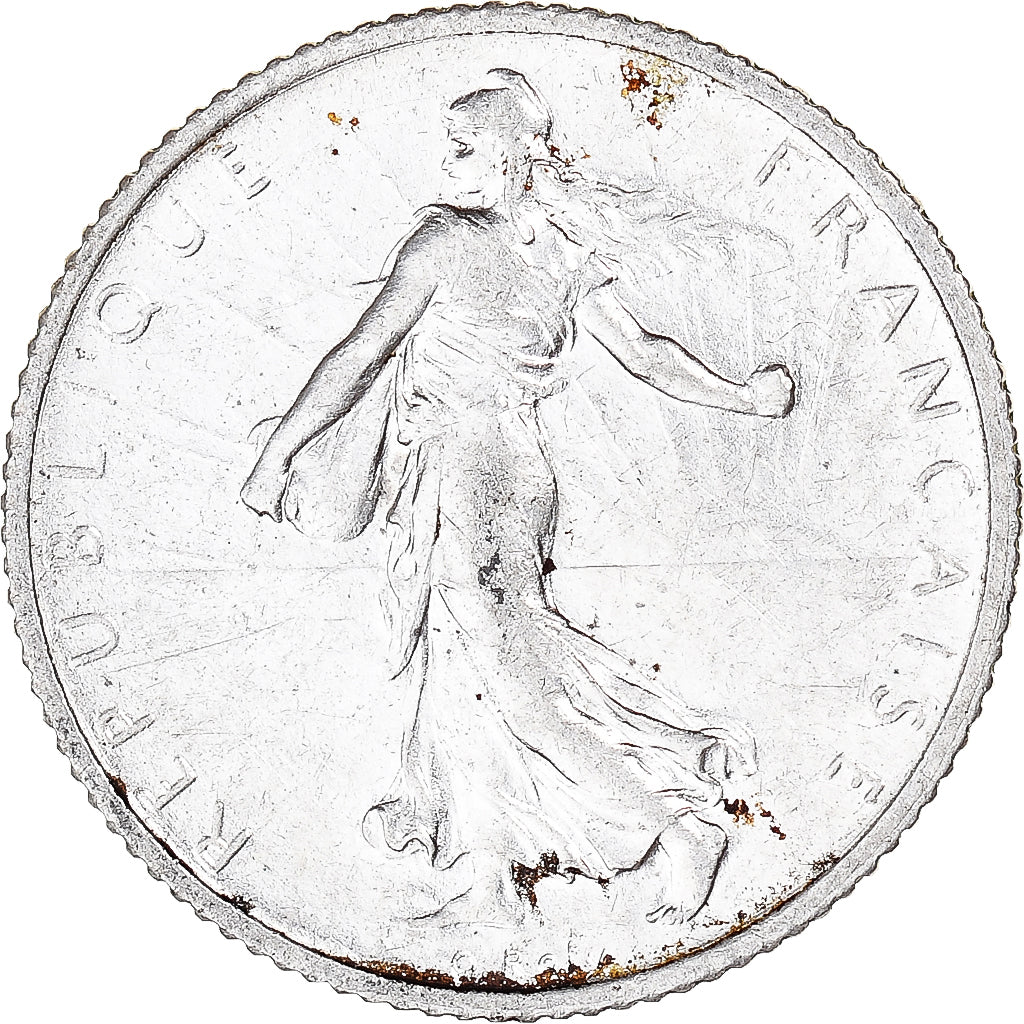 Coin, France, Semeuse, Franc, 1913, AU(50-53), Silver, Gadoury:467