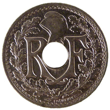 FRANCE, Lindauer, 25 Centimes, 1917, KM #867, AU(50-53), Nickel, 24, Gadoury...