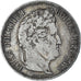 Moneta, Francia, Louis-Philippe, 5 Francs, 1842, Lille, BB, Argento, Gadoury:678