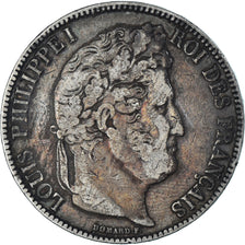 Monnaie, France, Louis-Philippe, 5 Francs, 1843, Rouen, TB+, Argent, KM:749.2