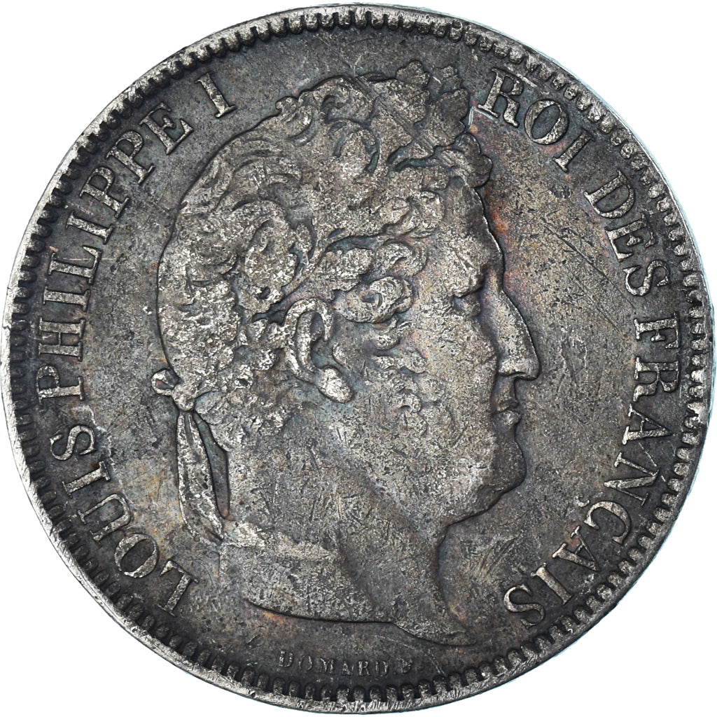 Moneta, Francja, Louis-Philippe, 5 Francs, 1831, Rouen, EF(40-45), Srebro