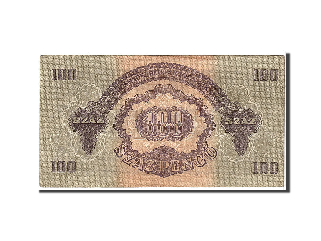Hungary, 100 Pengö, 1944, KM #M8, EF(40-45), AA844919