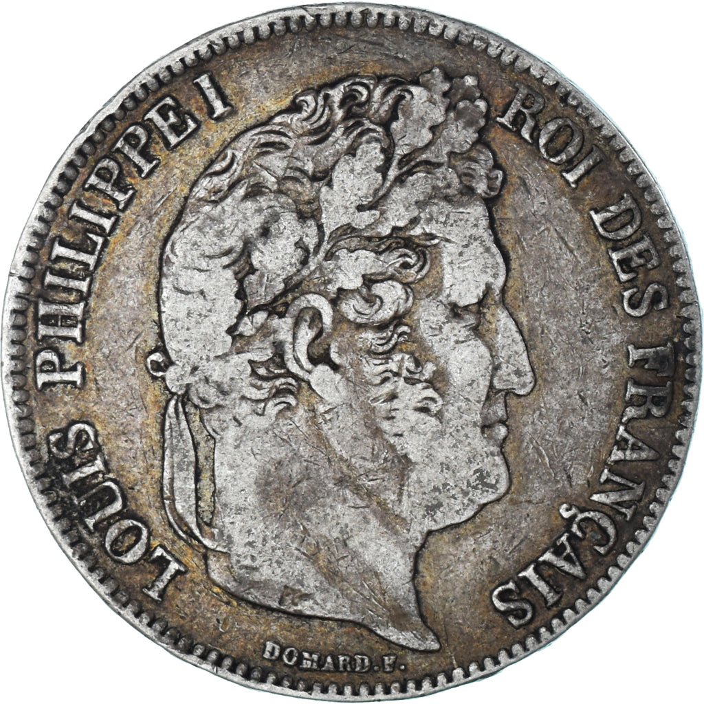 Coin, France, Louis-Philippe, 5 Francs, 1834, La Rochelle, VF(30-35), Silver