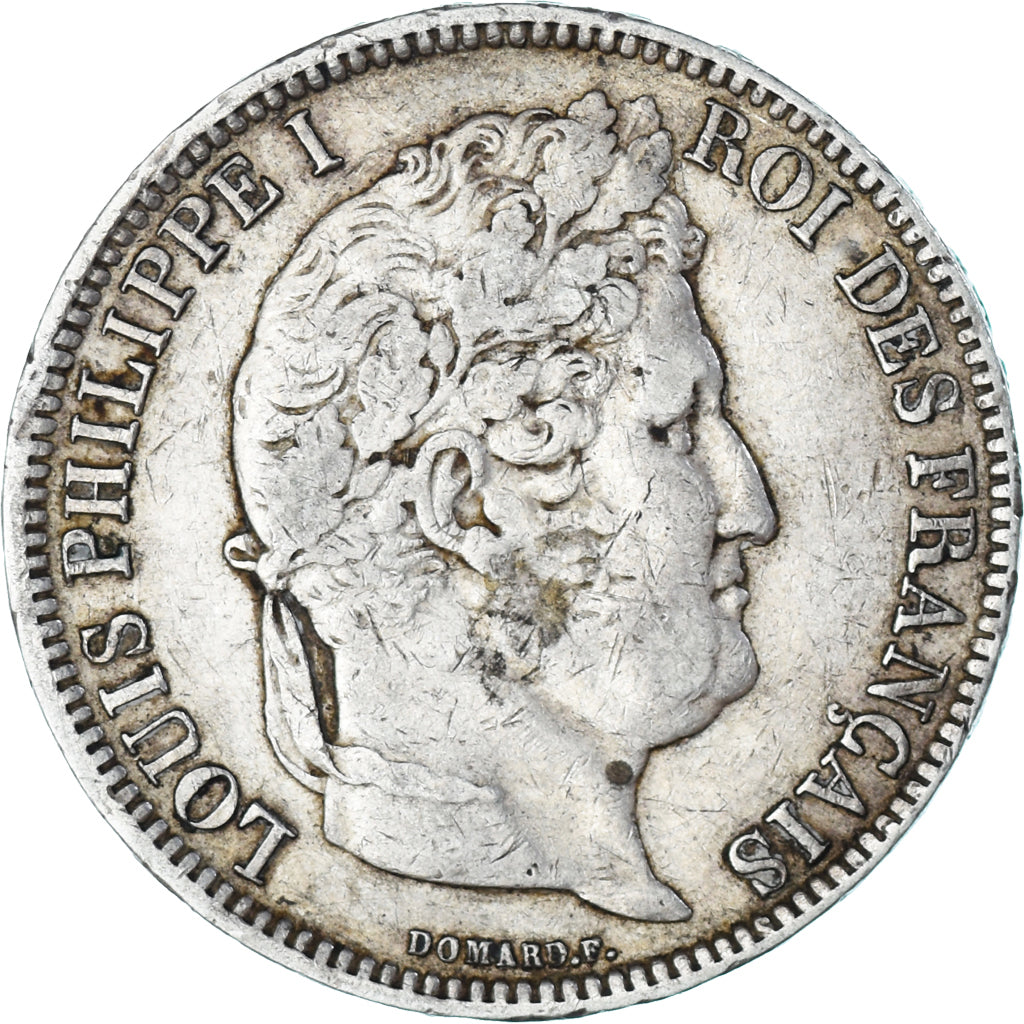 Coin, France, Louis-Philippe, 5 Francs, 1831, Paris, VF(20-25), Silver