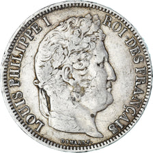 Münze, Frankreich, Louis-Philippe, 5 Francs, 1831, Paris, S, Silber, KM:745.1