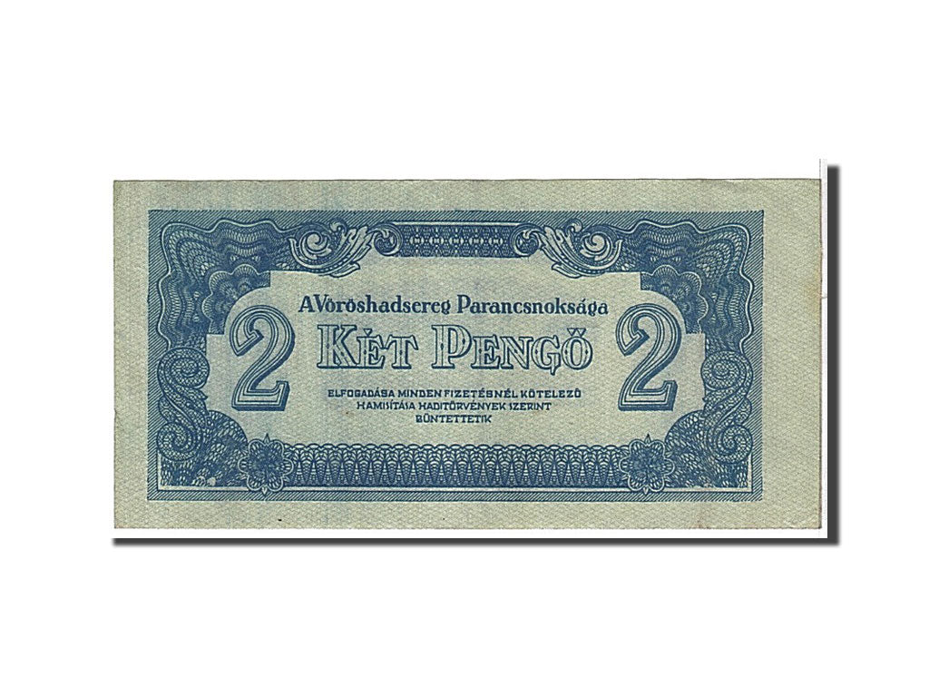 Hungary, 2 Pengö, 1944, KM #M3, EF(40-45)