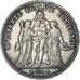 Coin, France, Hercule, 5 Francs, 1873, Bordeaux, VF(30-35), Silver, KM:820.2