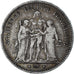Coin, France, Hercule, 5 Francs, 1874, Bordeaux, VF(30-35), Silver, KM:820.2
