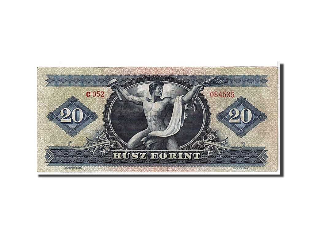 Hungary, 20 Forint, 1965, KM #169d, EF(40-45), C052084535