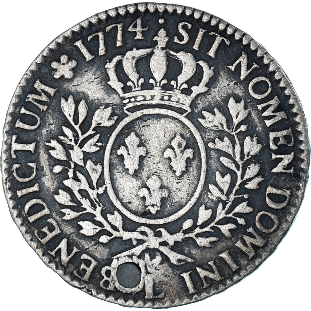 Munten, Frankrijk, Louis XV, 1/2 Écu à la vieille tête, 1/2 ECU, 44 Sols