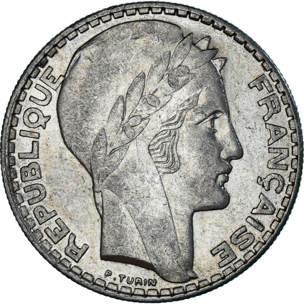 Monnaie, France, Turin, 20 Francs, 1933, Paris, Rameaux longs, SUP+, Argent