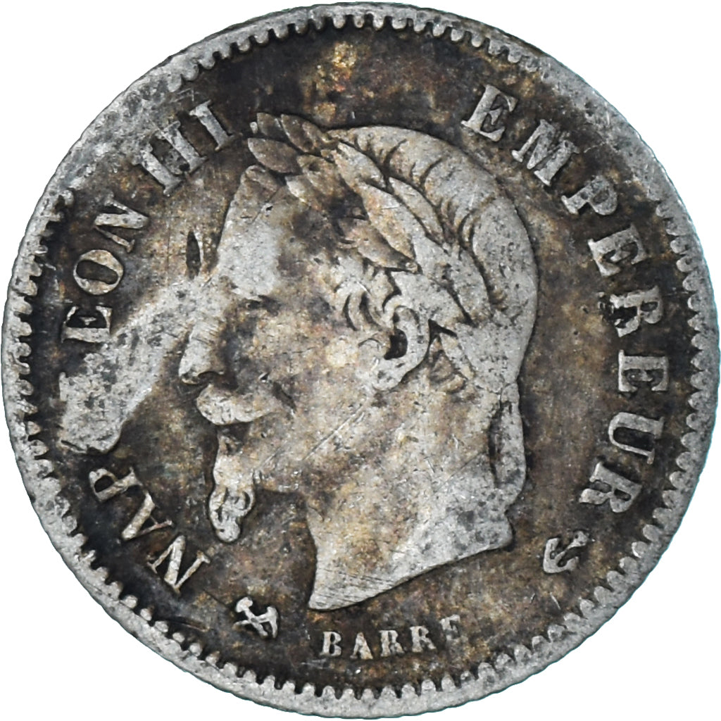 Coin, France, Napoleon III, Napoléon III, 20 Centimes, 1867, Bordeaux