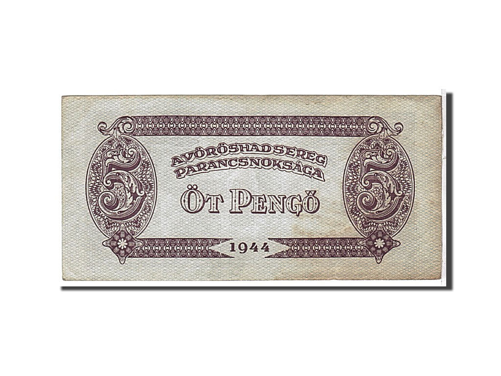 Ungheria, 5 Pengö, 1944, KM:M4a, BB