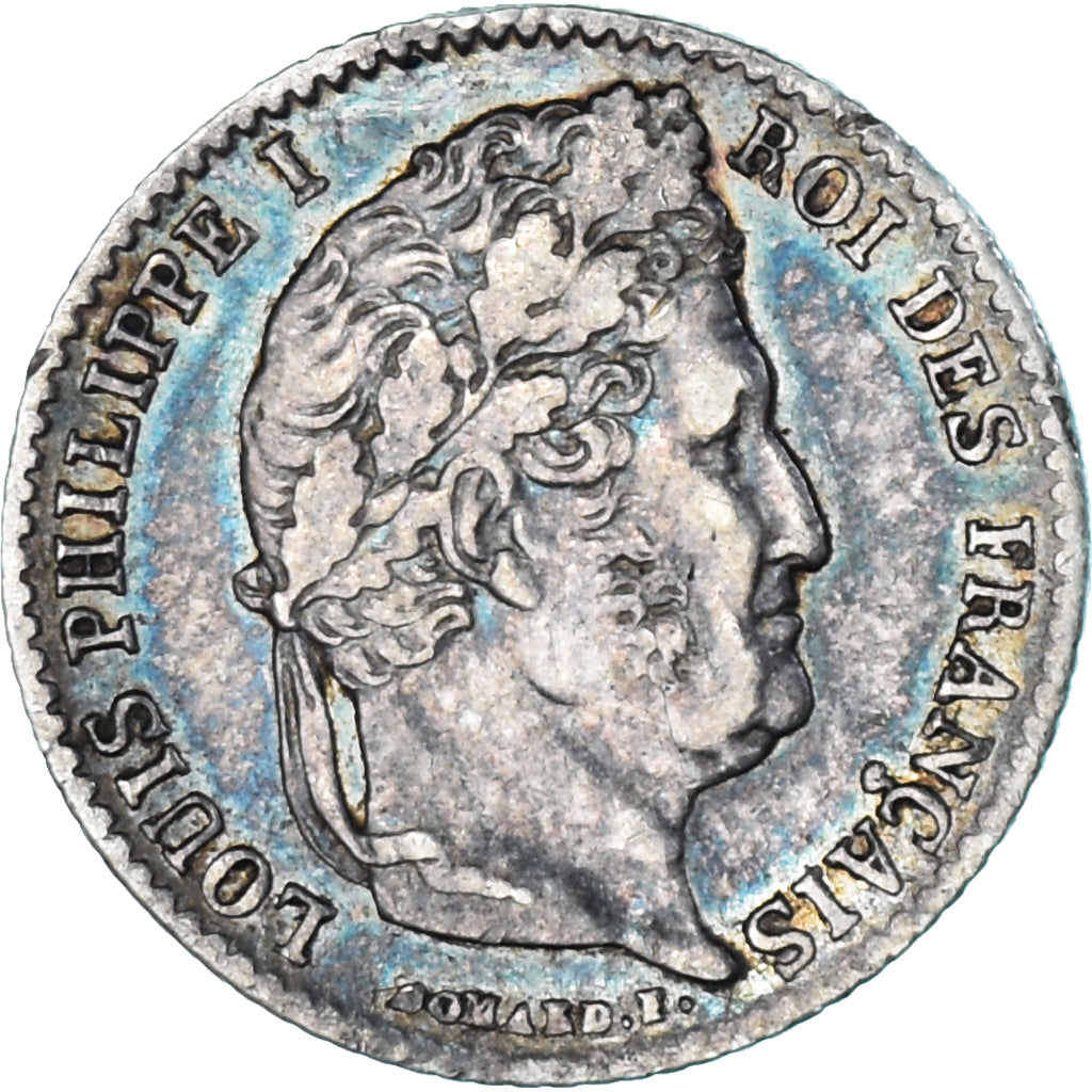 Coin, France, Louis-Philippe, 1/4 Franc, 1835, Lille, AU(50-53), Silver