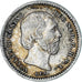 Moneta, Paesi Bassi, William III, 5 Cents, 1862, MB, Argento, KM:91