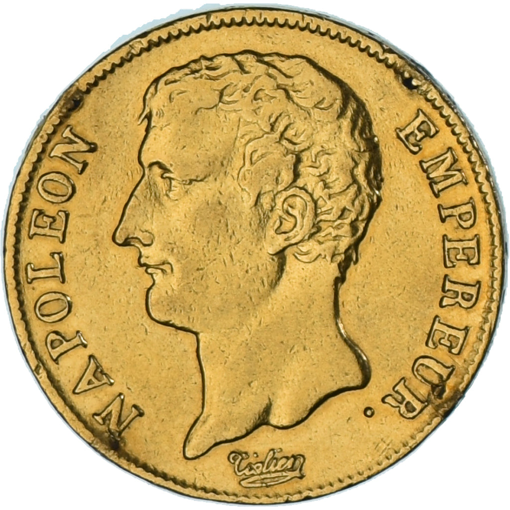 Munten, Frankrijk, Napoléon I, 20 Francs, Jaar 12 (1804), Paris, Mount removed