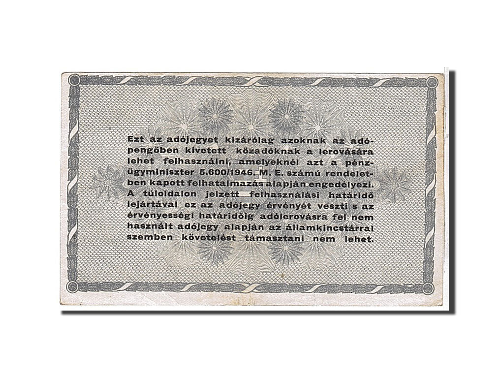 Banknote, Hungary, 500,000 (Ötszazezer) Adópengö, 1946, KM:139b, AU(50-53)