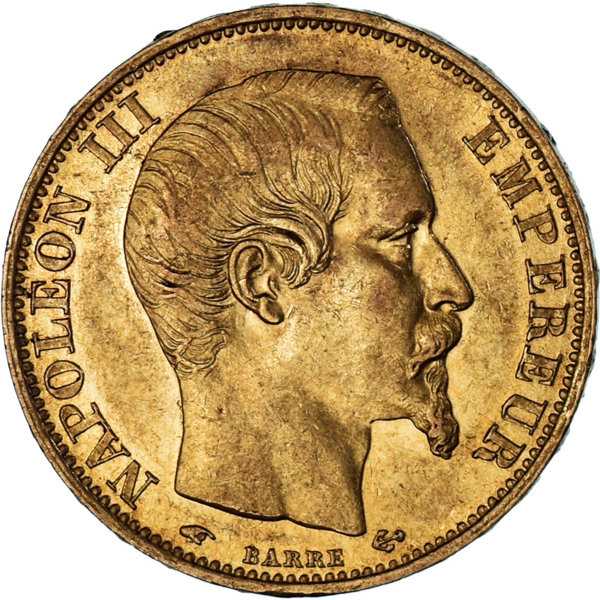 France,Napoleon III,20 Francs,1860,Paris,AU(50-53), Gold, KM 781.1, Gadoury 1061