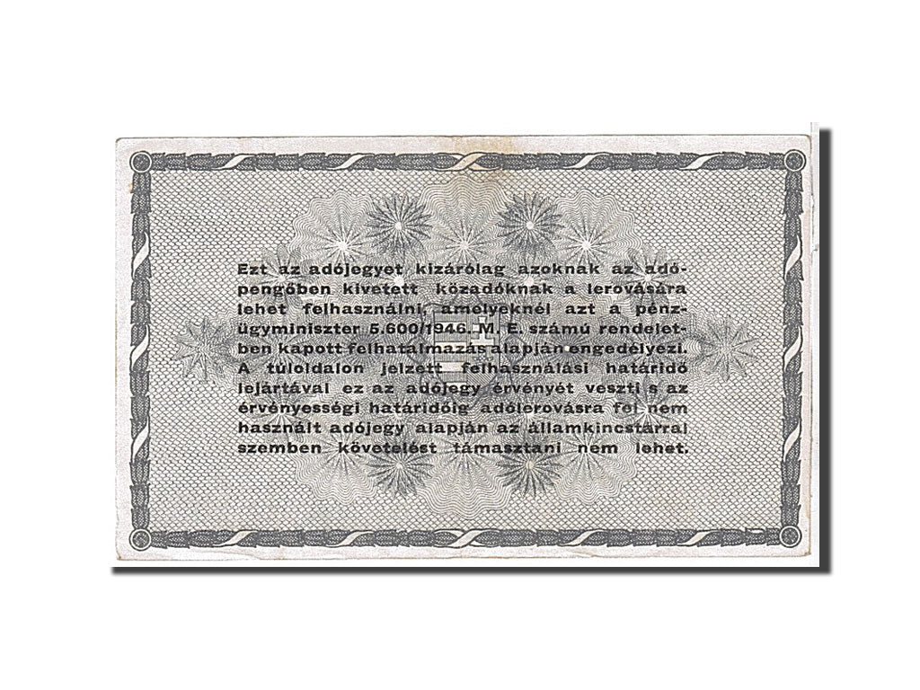 Banknote, Hungary, 500,000 (Ötszazezer) Adópengö, 1946, KM:139b, AU(50-53)