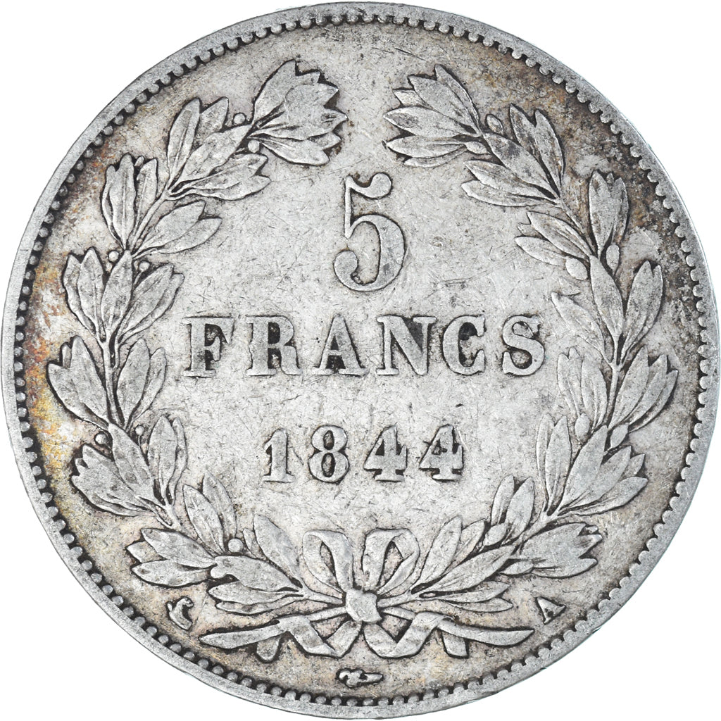 Coin, France, Louis-Philippe, 5 Francs, 1844, Paris, VF(30-35), Silver