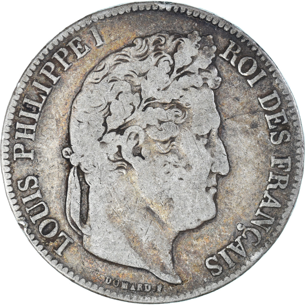 Coin, France, Louis-Philippe, 5 Francs, 1840, Rouen, VF(20-25), Silver