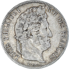 Monnaie, France, Louis-Philippe, 5 Francs, 1835, Lille, TB+, Argent, Gadoury:678