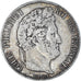 Coin, France, Louis-Philippe, 5 Francs, 1840, Rouen, VF(20-25), Silver