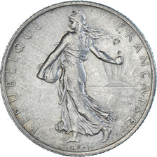 Coin, France, Semeuse, 2 Francs, 1914, Castelsarrasin, EF(40-45), Silver