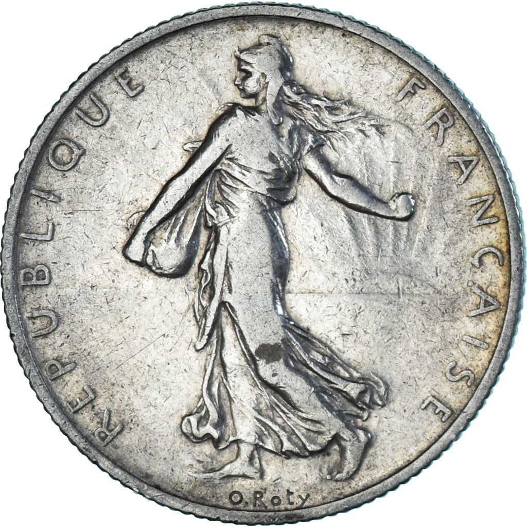 Coin, France, Semeuse, 2 Francs, 1909, Paris, VF(30-35), Silver, KM:845.1