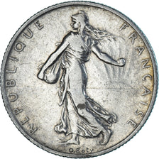 Coin, France, Semeuse, 2 Francs, 1909, Paris, VF(30-35), Silver, KM:845.1