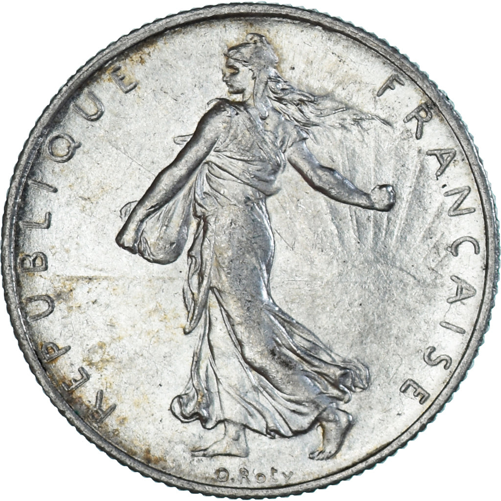 Coin, France, Semeuse, 2 Francs, 1916, Paris, MS(64), Silver, KM:845.1