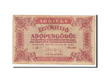 Hungary, 1,000,000 (Egymillió) Adópengö, 1946, KM #140a, VF(20-25)