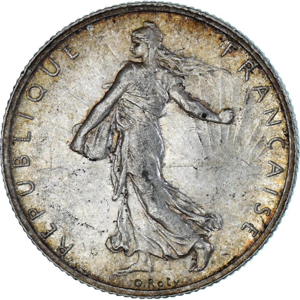 Coin, France, Semeuse, 2 Francs, 1915, Paris, AU(50-53), Silver, KM:845.1