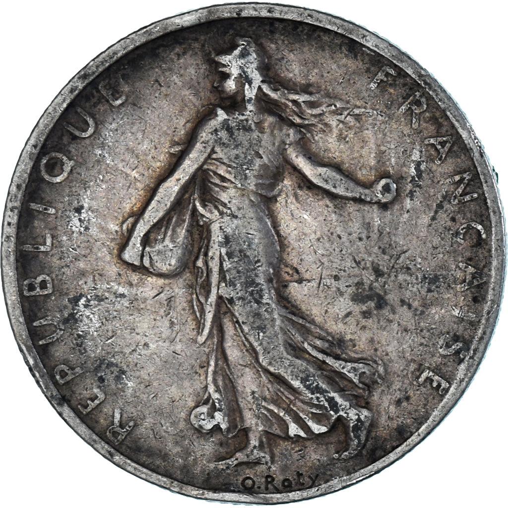 Coin, France, Semeuse, 2 Francs, 1901, VF(30-35), Silver, KM:845.1, Gadoury:532
