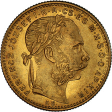 Coin, Hungary, Franz Joseph I, 8 Forint 20 Francs, 1891, AU(50-53), Gold, KM:477