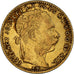 Moneda, Hungría, Franz Joseph I, 8 Forint 20 Francs, 1887, Kormoczbanya, MBC+