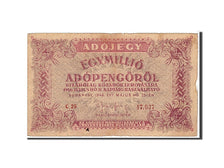 Hungary, 1,000,000 (Egymillió) Adópengö, 1946, KM #140a, VF(20-25)