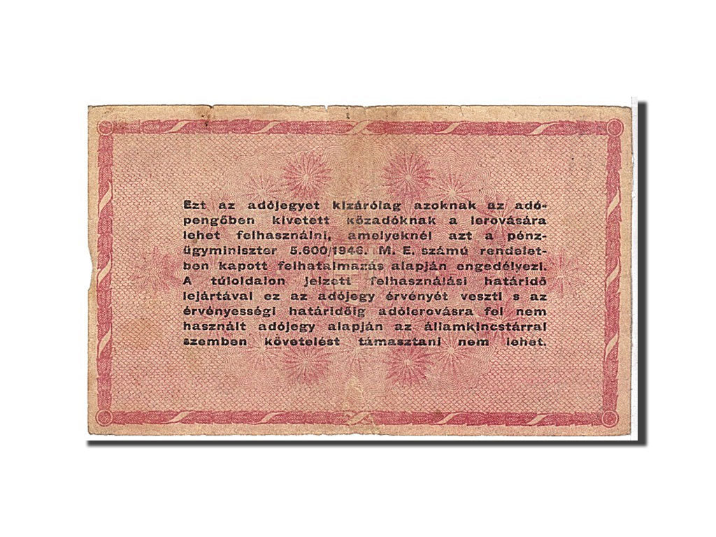 Hungary, 1,000,000 (Egymillió) Adópengö, 1946, KM #140a, VF(20-25)