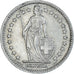 Coin, Switzerland, 2 Francs, 1945, Bern, EF(40-45), Silver, KM:21