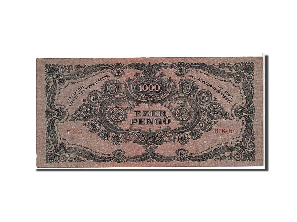 Banknote, Hungary, 1000 Pengö, 1945, KM:118b, AU(50-53)
