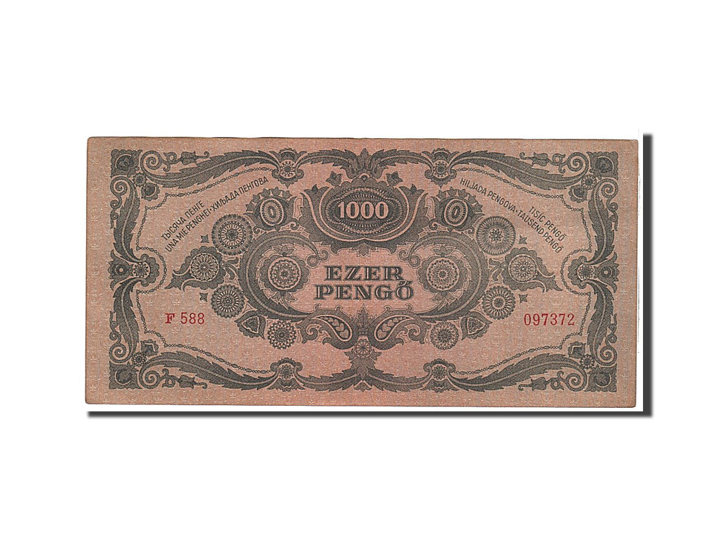 Banknote, Hungary, 1000 Pengö, 1945, AU(50-53)