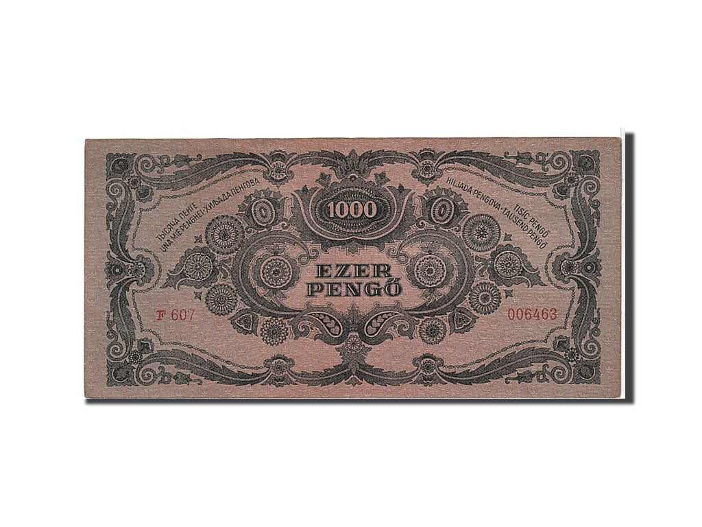 Banknote, Hungary, 1000 Pengö, 1945, KM:118b, EF(40-45)