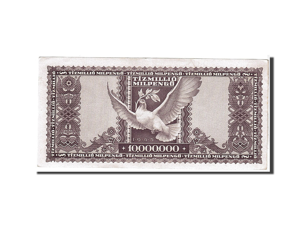 Banknote, Hungary, 10,000,000 Pengö, 1945, AU(55-58)