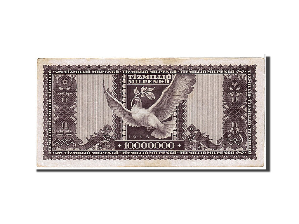 Banknote, Hungary, 10,000,000 Pengö, 1945, AU(50-53)