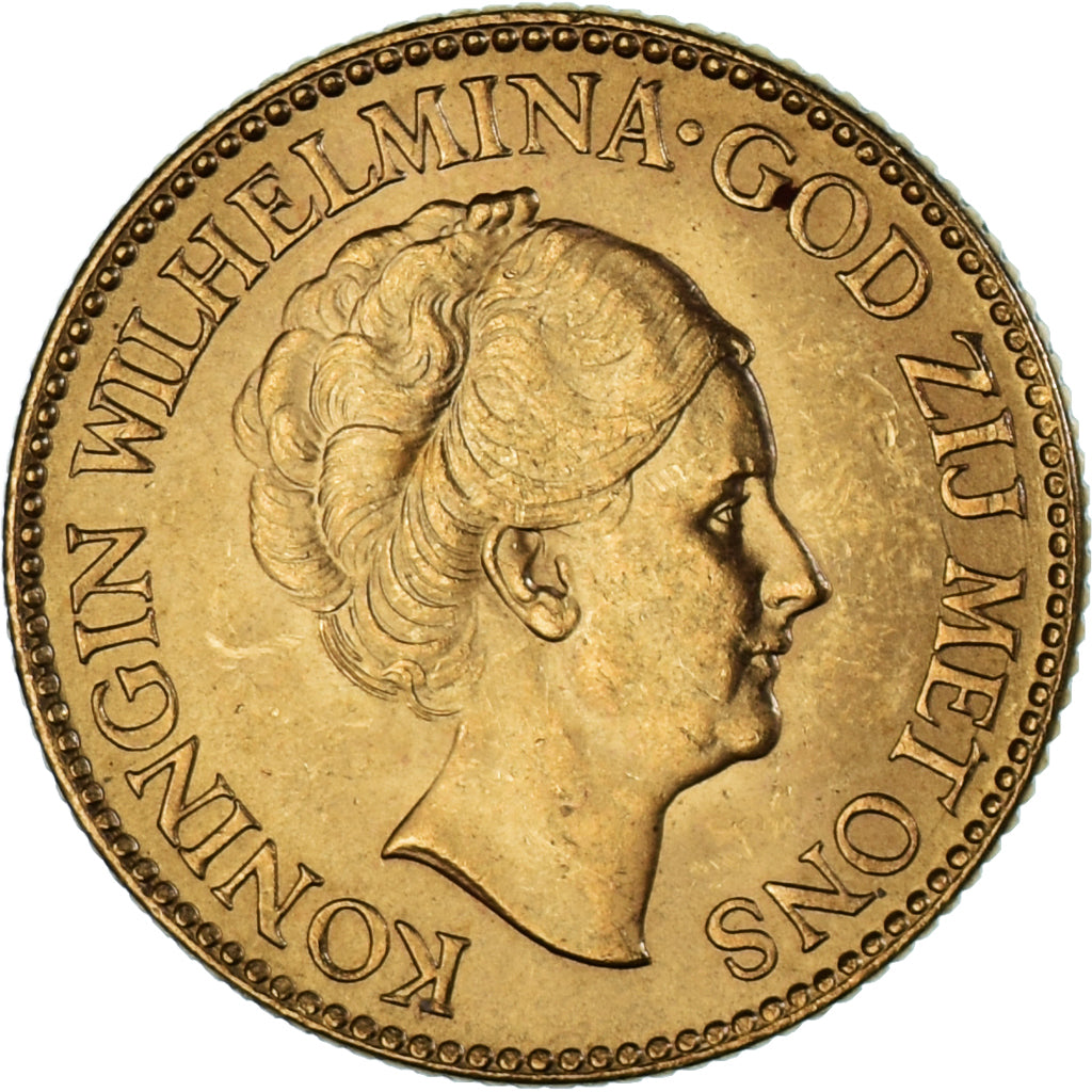 Monnaie, Pays-Bas, Wilhelmina I, 10 Gulden, 1927, SUP, Or, KM:162