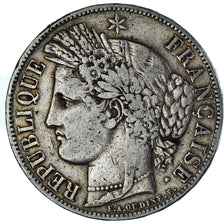 Coin, France, Cérès, 5 Francs, 1849, Paris, VF(30-35), Silver, KM:761.1