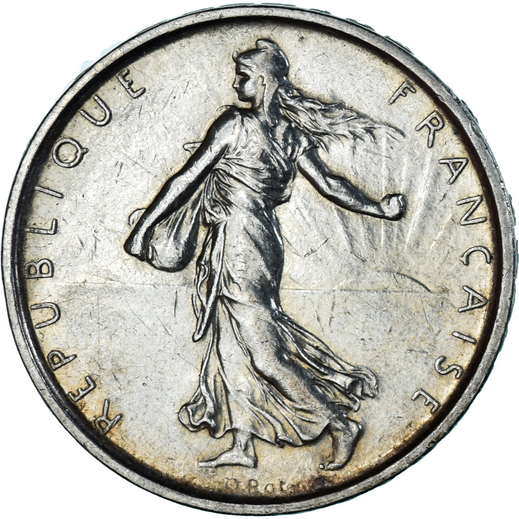 Coin, France, Semeuse, 5 Francs, 1967, Paris, MS(60-62), Silver, KM:926