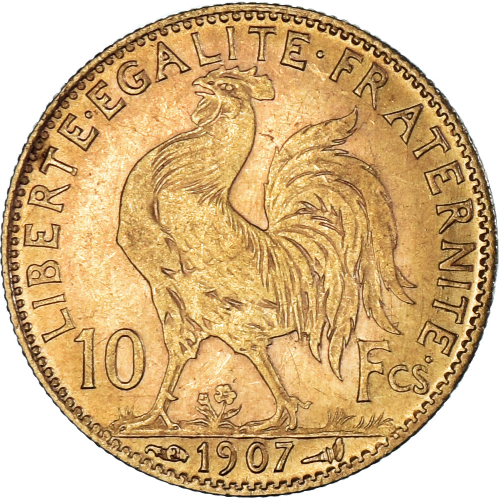 Monnaie, France, Marianne, 10 Francs, 1907, Paris, SUP, Or, Gadoury:1017, KM:846