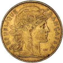 Moneda, Francia, Marianne, 10 Francs, 1901, Paris, EBC, Oro, KM:846