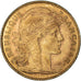Munten, Frankrijk, Marianne, 10 Francs, 1910, Paris, ZF, Goud, KM:846